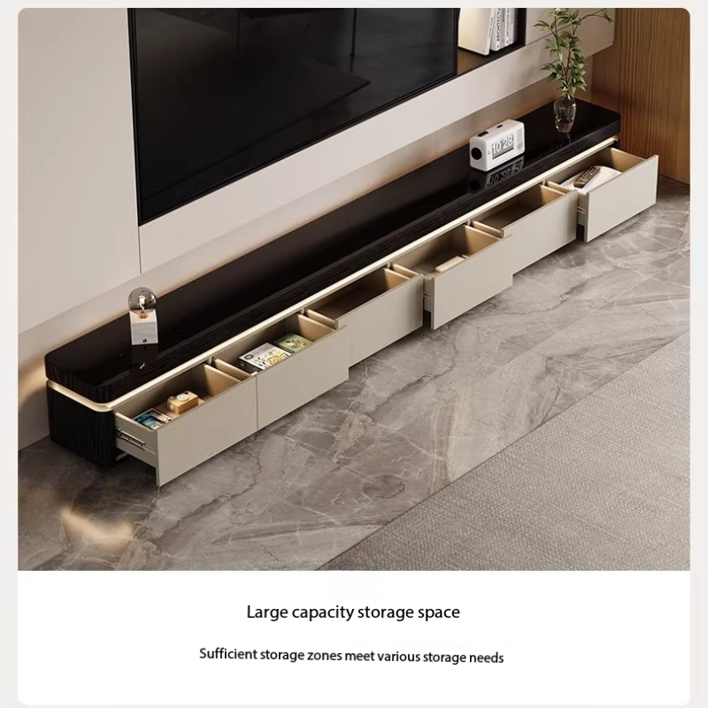 모던 디자인 슬라이딩 도어 TV 스탠드 거실 가구 우아 - Sustainable Living Spaces 리뷰 및 가격